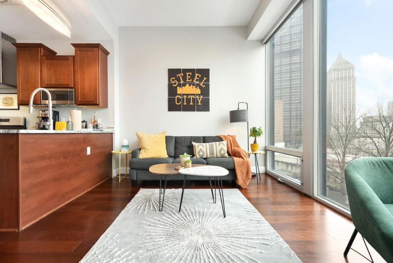 Hostwise Stays - The Washington At Chatham - Free Parking, Private Gym, Skyline Views! Pittsburgh Luaran gambar